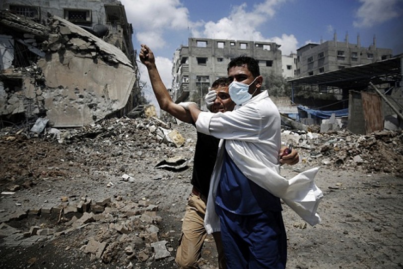 استشهاد 22 فلسطينيا في قصف إسرائيلي همجي على غزة وعدد الشهداء يرتفع إلى 718