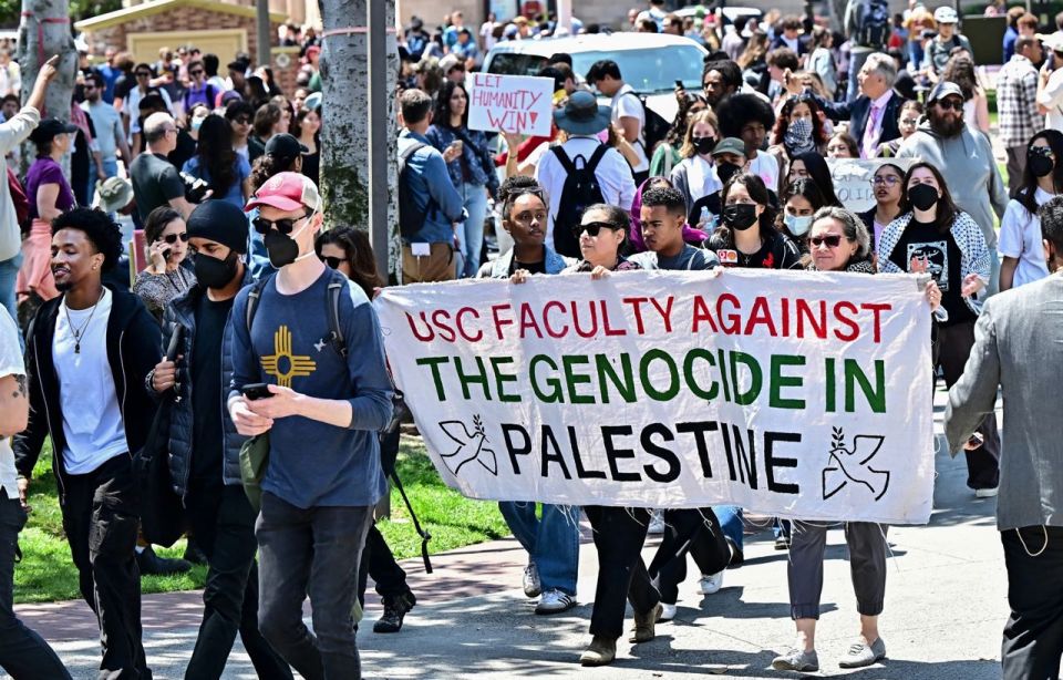 تصاعد الاحتجاجات الجامعية بأمريكا وأستراليا تضامناً مع غزة رغم القمع