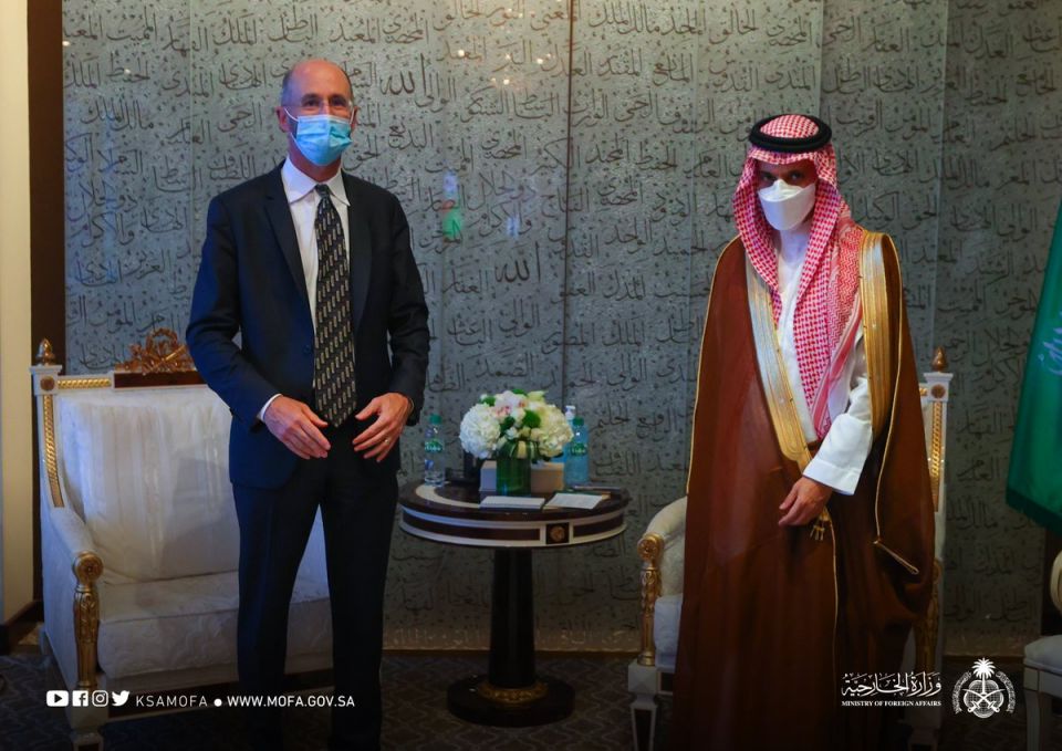 وزير الخارجية السعودي يلتقي المبعوث الأمريكي الخاص بإيران