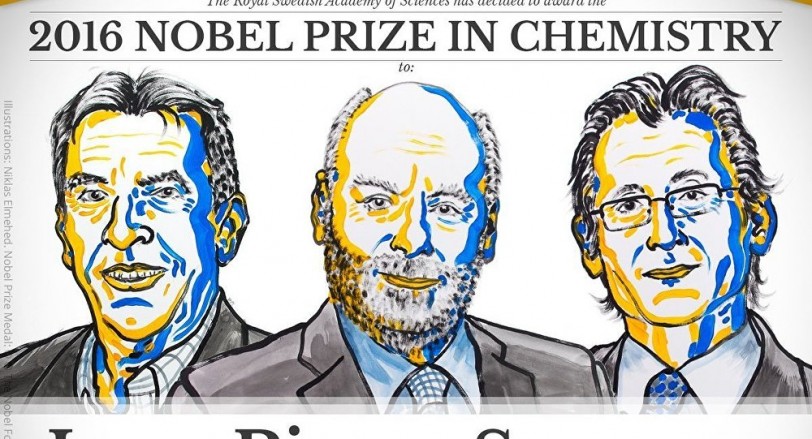 ثلاثة علماء ينالون جائزة نوبل للكيمياء على مساهمتهم في &quot;تركيب وتجميع الآليات الجزيئية&quot;