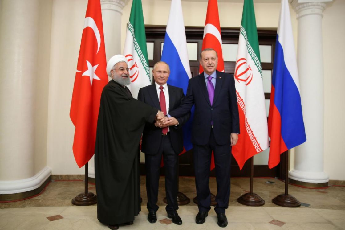 النص الكامل للبيان المشترك لرؤساء إيران وروسيا وتركيا