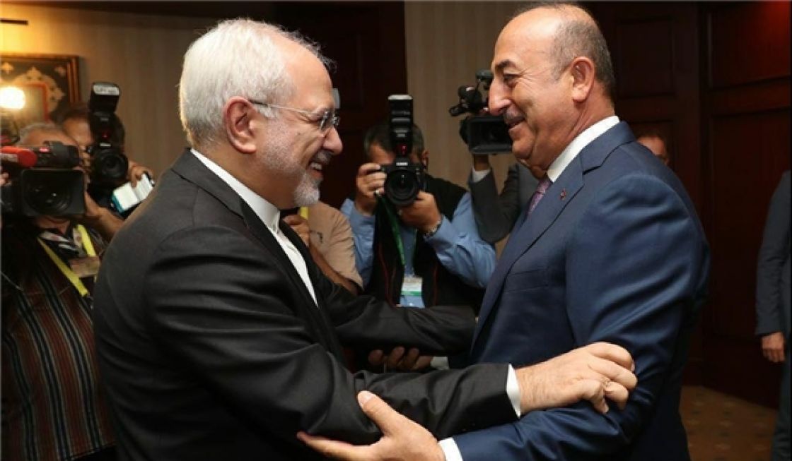 ظريف وأوغلو يتباحثان اتفاق إدلب