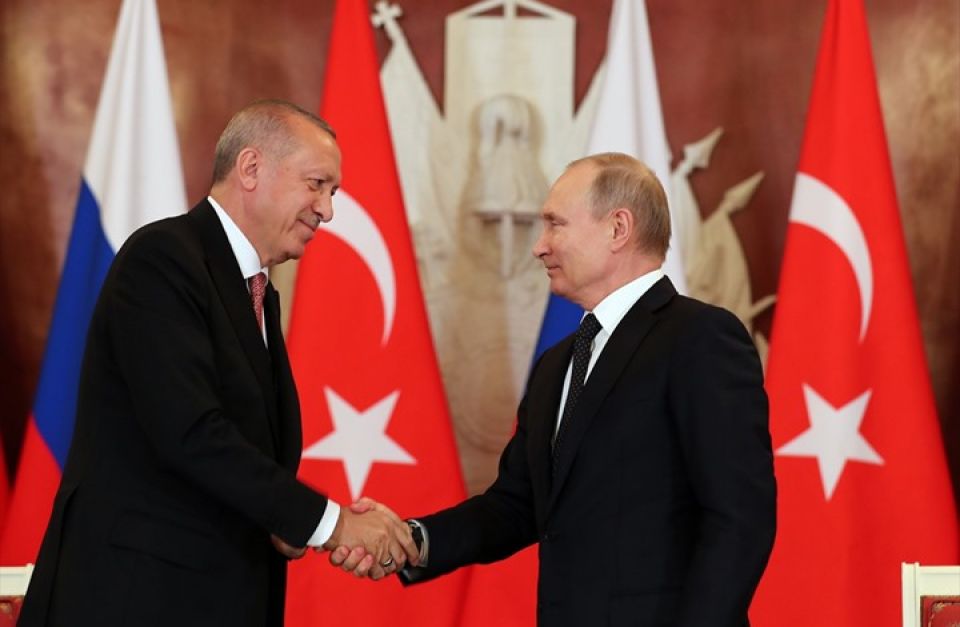 الكرملين يعلن عن لقاء قريب بين بوتين وأردوغان