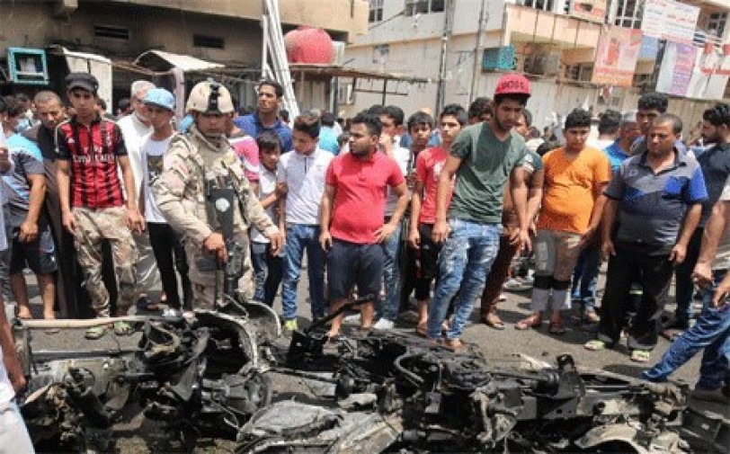 انفجار سيارة مفخخة شرقي بغداد