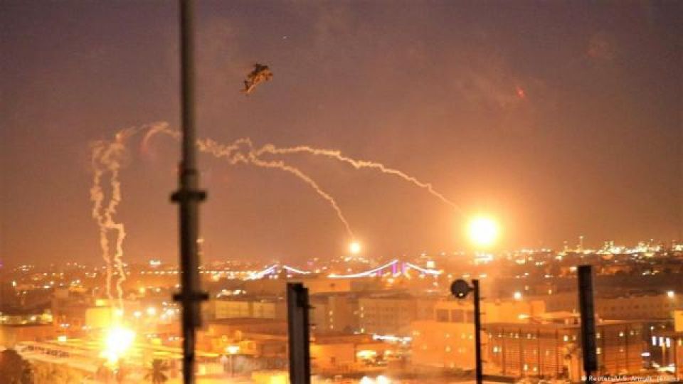 استهداف السفارة الأمريكية في بغداد بقصف صاروخي