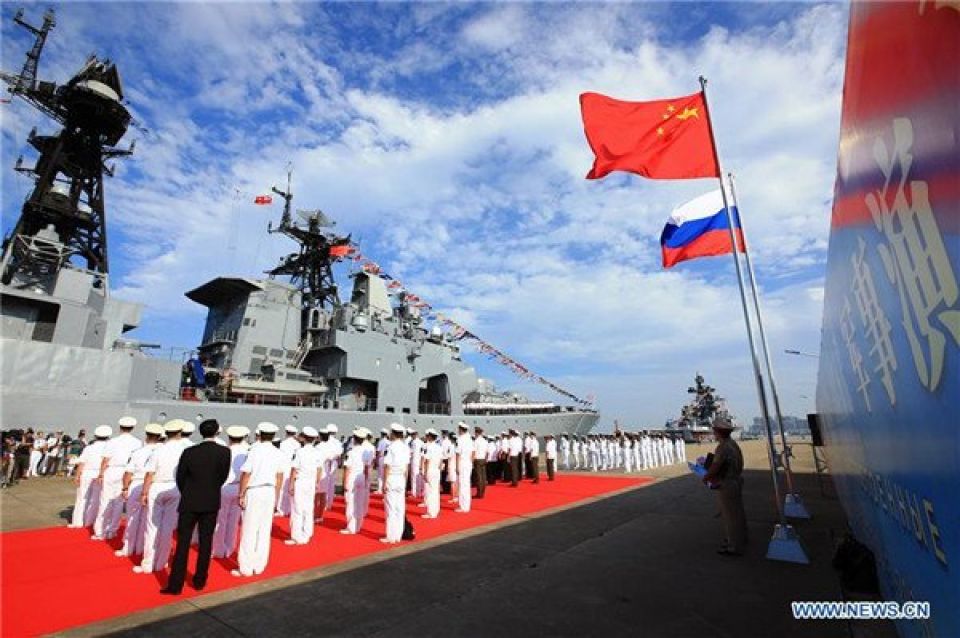 الجيش الصيني يرسل جزءا من قواته إلى روسيا للمشاركة بمناورات عسكرية
