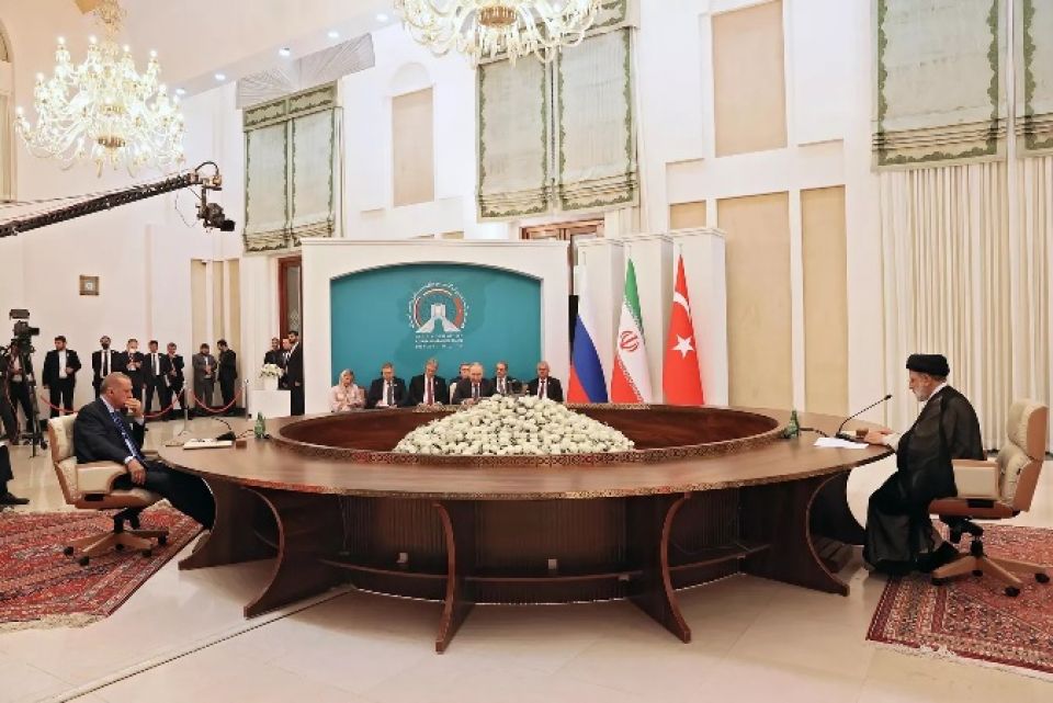 البيان الختامي لقمة طهران: روسيا وإيران وتركيا يدينون الهجمات «الإسرائيلية» المستمرة على سورية