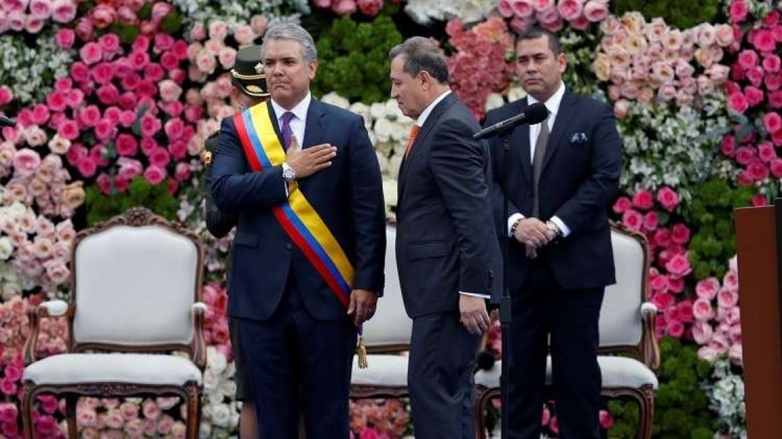 تنصيب إيفان دوكيه رئيساً جديداً لكولومبيا