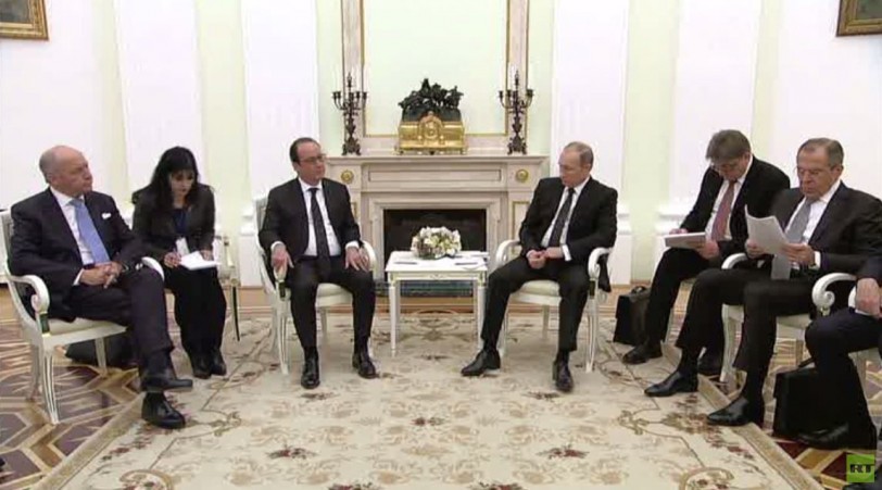 بوتين: اتفقنا مع فرنسا على تعزيز العمل المشترك في مكافحة الإرهاب