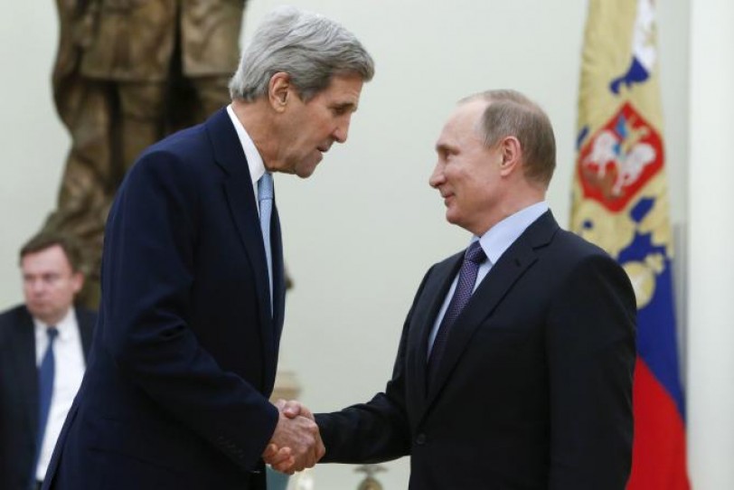 بوتين يستقبل كيري لبحث الملفين السوري والأوكراني