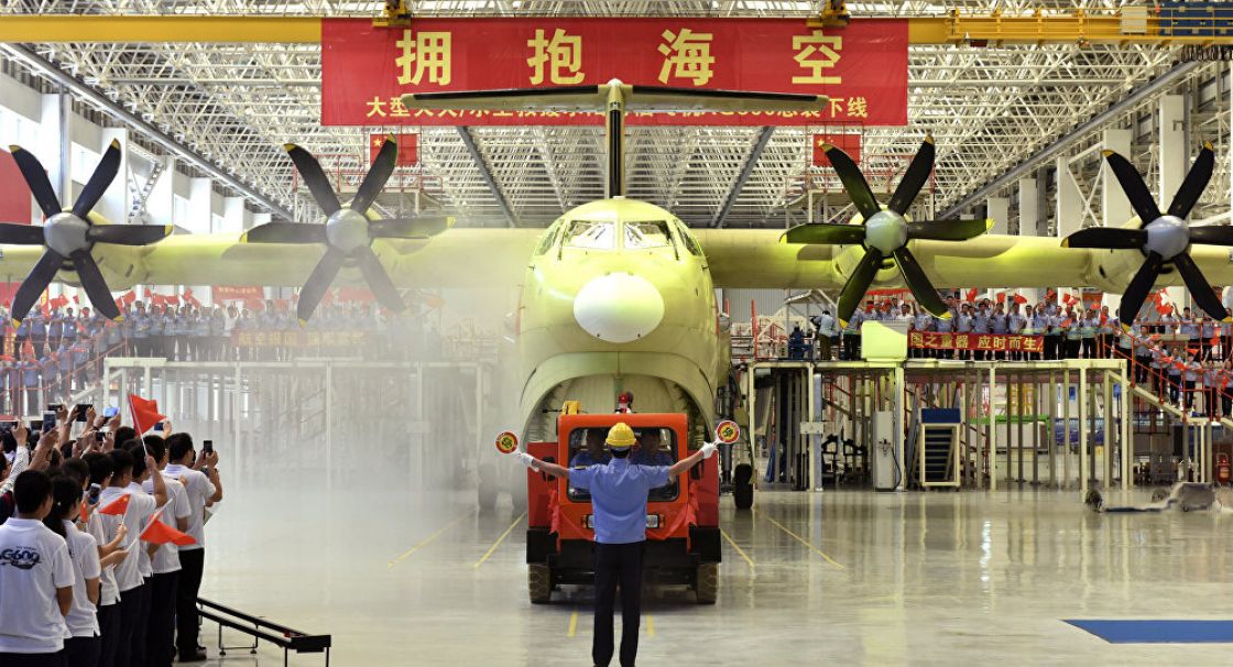 الصين تختبر أكبر طائرة برمائية في العالم اليوم