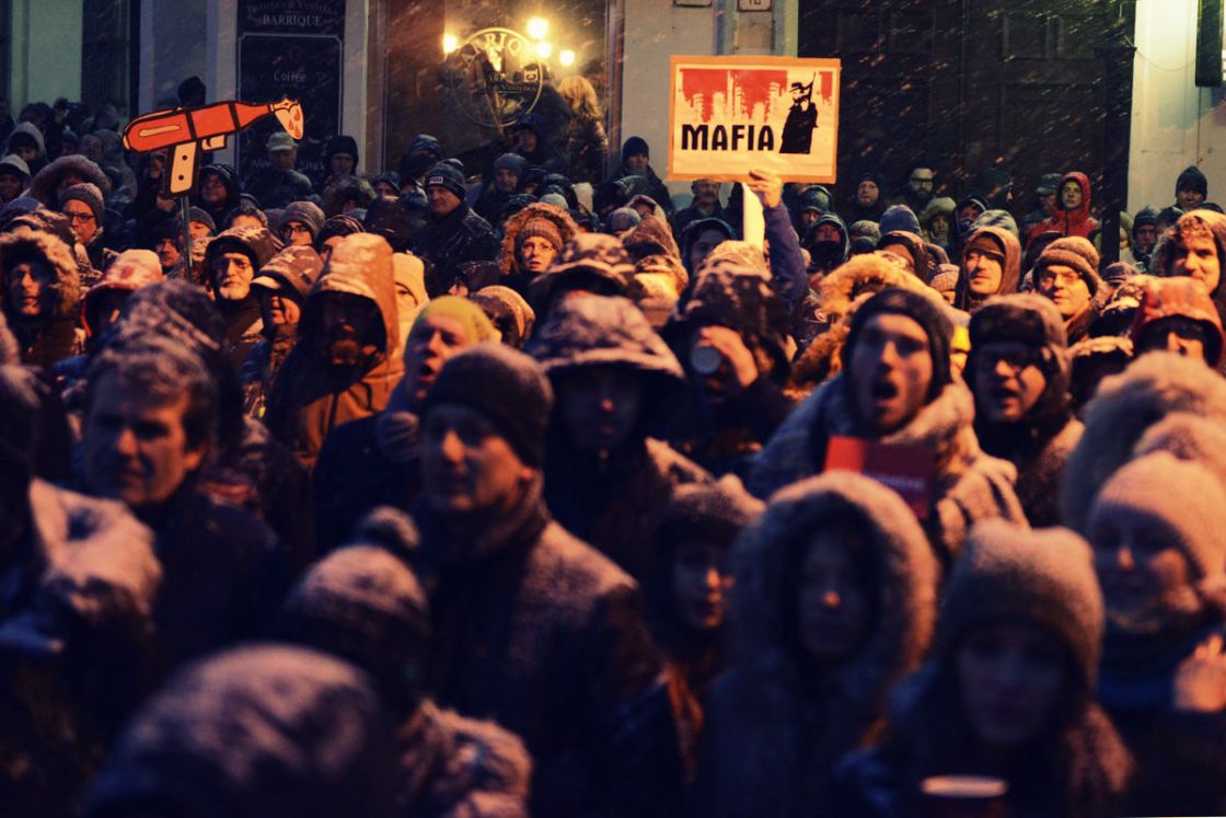 احتجاجات مناهضة للفساد في سلوفاكيا