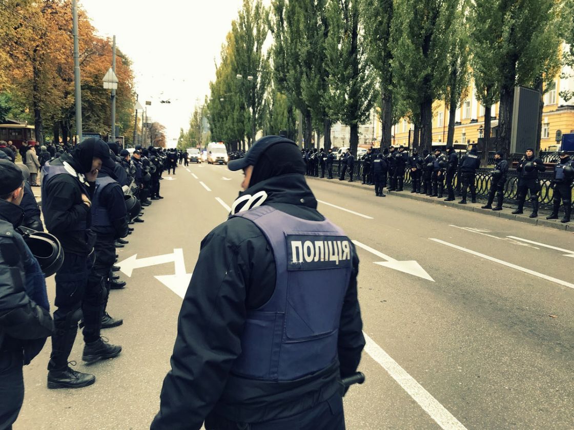 مواجهات بين متظاهرين وقوات الأمن في كييف