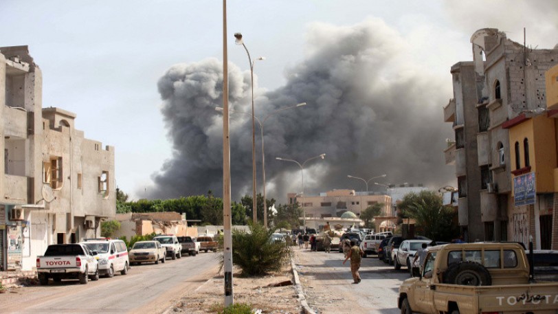 من المعارك العسكرية في مدينة سرت الليبية