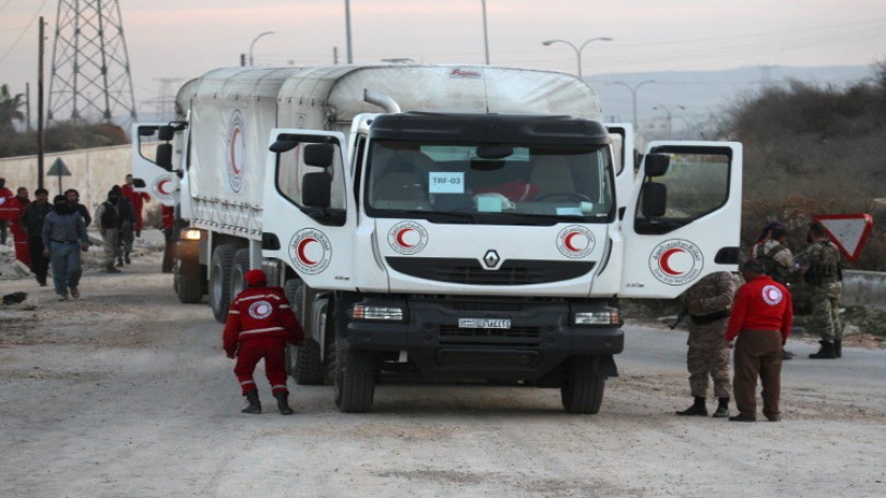 موسكو: المساعدات الإنسانية بدأت تصل إلى المناطق المحاصرة في سورية