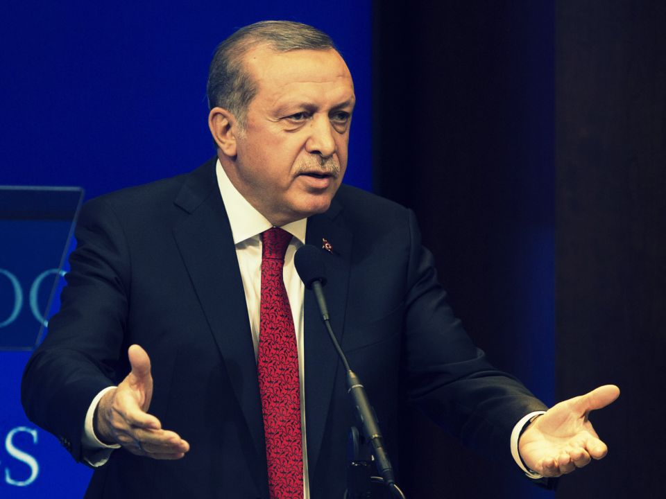 أوضح أردوغان أن سفارة بلاده في الولايات المتحدة، تصرفت وفق مبدأ التعامل بالمثل