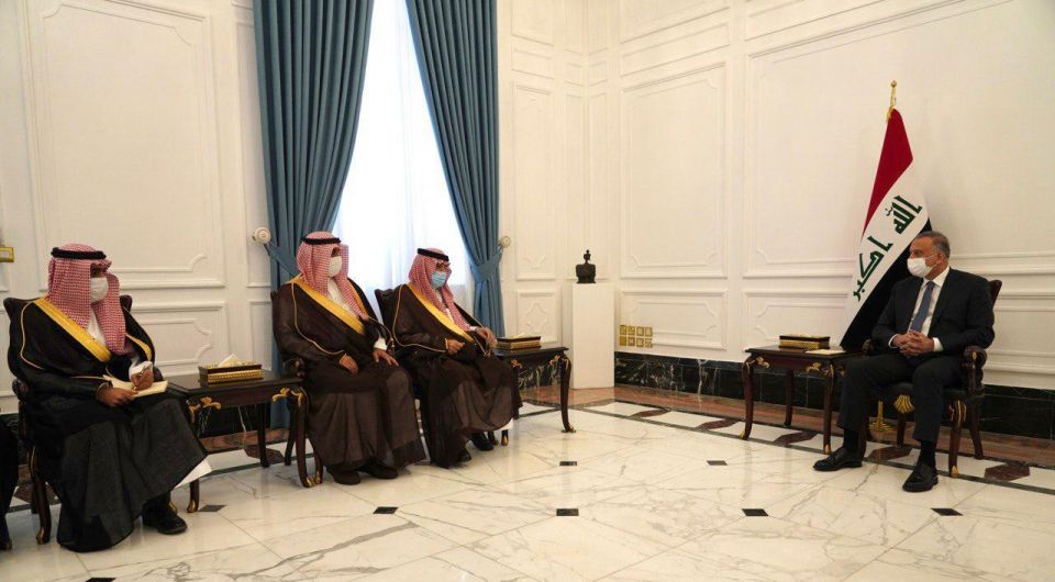 لقاء بين الرئيس العراقي ووزير التجارة السعودي