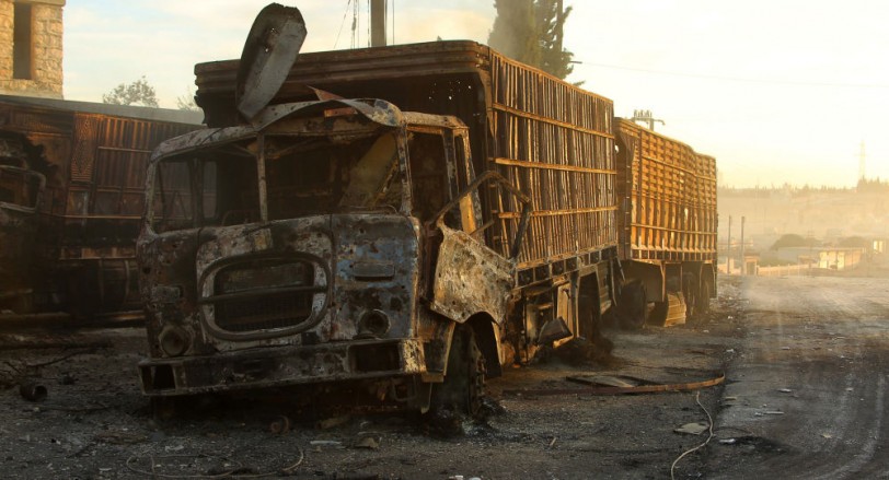 خبراء مستقلون: الهجوم على قافلة المساعدات قرب حلب مسرحية مفبركة