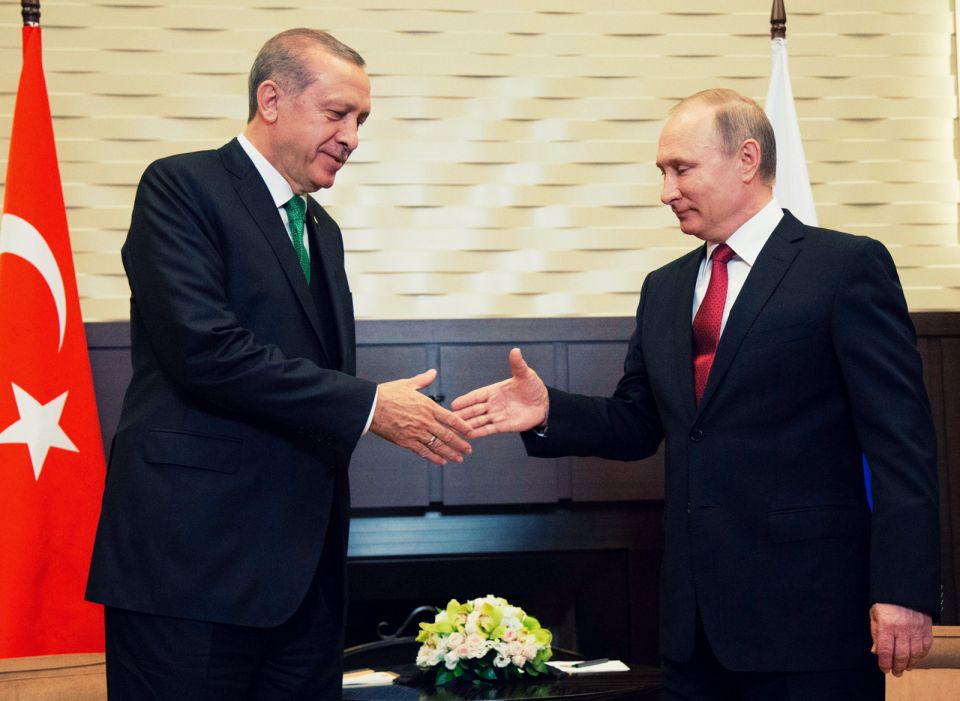 بوتين وأردوغان يناقشان الإعداد النهائي لـ«سوتشي»