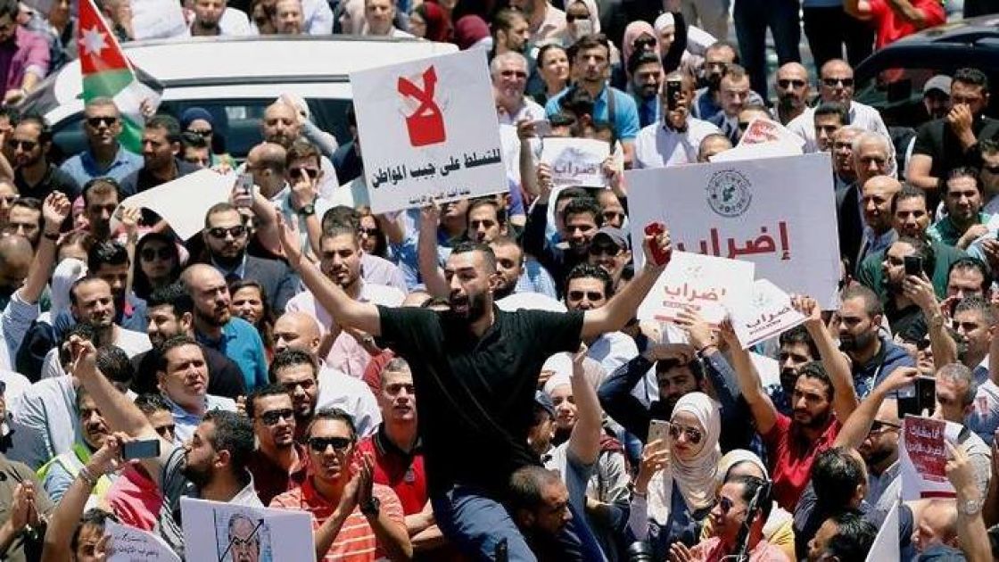 تجدد الاحتجاجات في الأردن