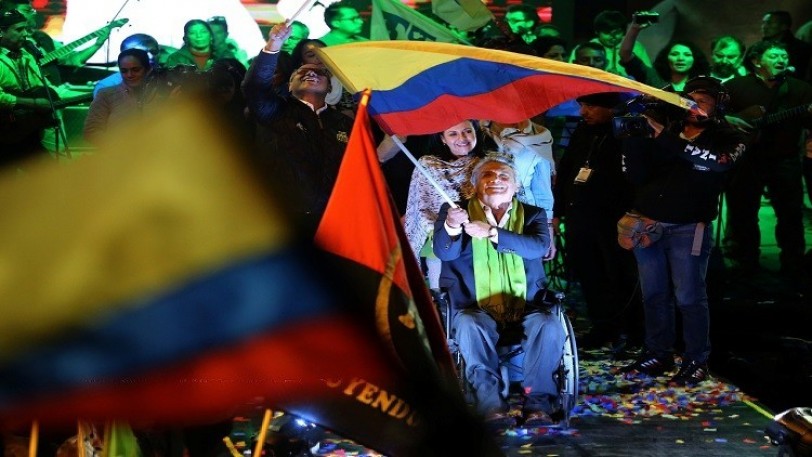 النتائج الأولية: لينين مورينو يفوز بانتخابات الرئاسة في الإكوادور