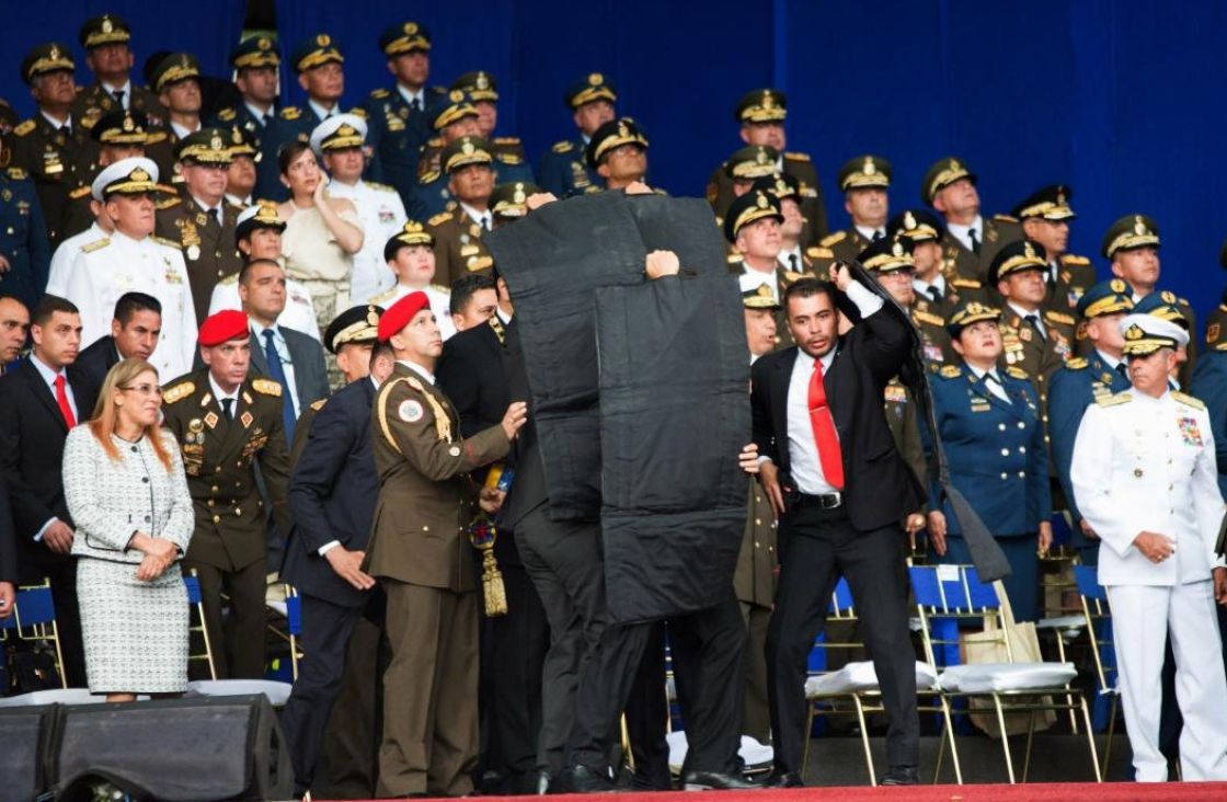 محاولة اغتيال فاشلة لمادورو