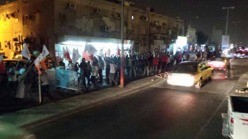 انطلاق تظاهرات المعارضة في أنحاء مختلفة من البحرين