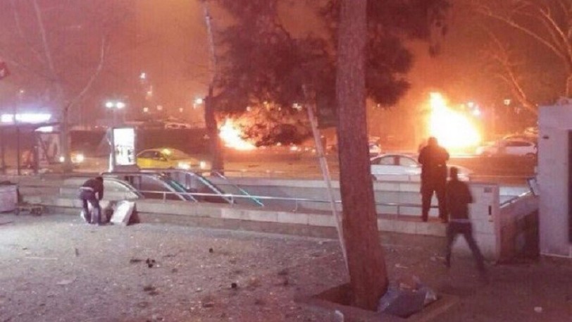 33 قتيلا وعشرات الجرحى بانفجار عنيف يهز وسط أنقرة