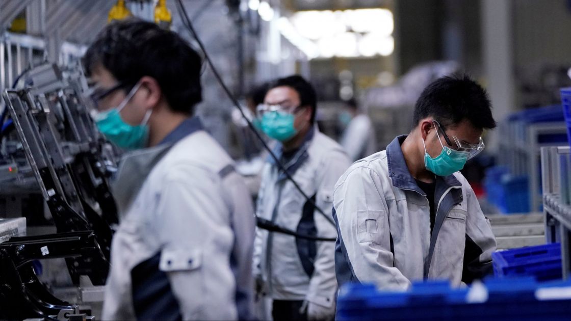 4.4 % ارتفاع في الإنتاج الصناعي الصيني في أيار
