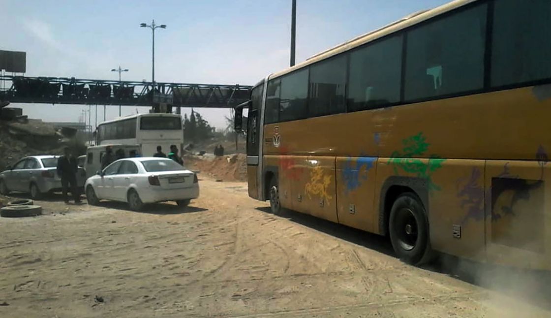 استمرار خروج المسلحين من ريف حمص