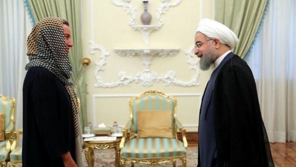 موغيريني تؤكد من طهران الدعم الأوروبي الحازم للاتفاق النووي