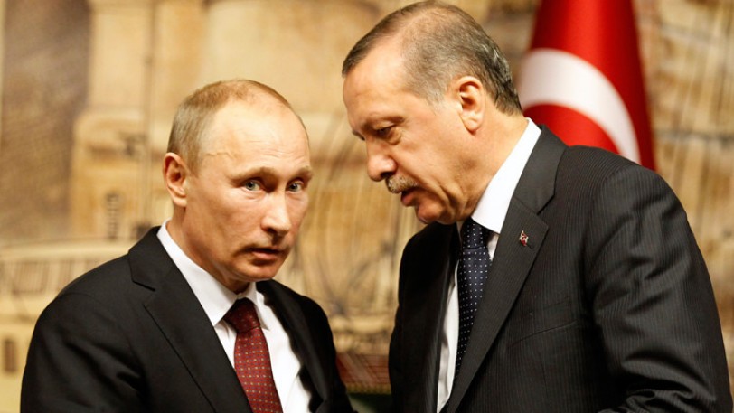 أردوغان يعتذر لبوتين على مقتل الطيار الروسي في أجواء سورية