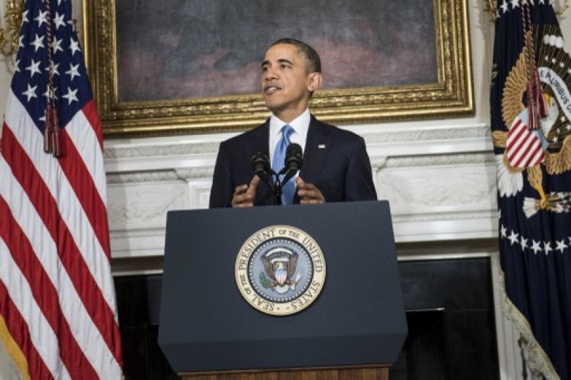 أوباما: الاتفاق حول الملف النووي الايراني خطوة اولى باتجاه توقيع اتفاقية شاملة