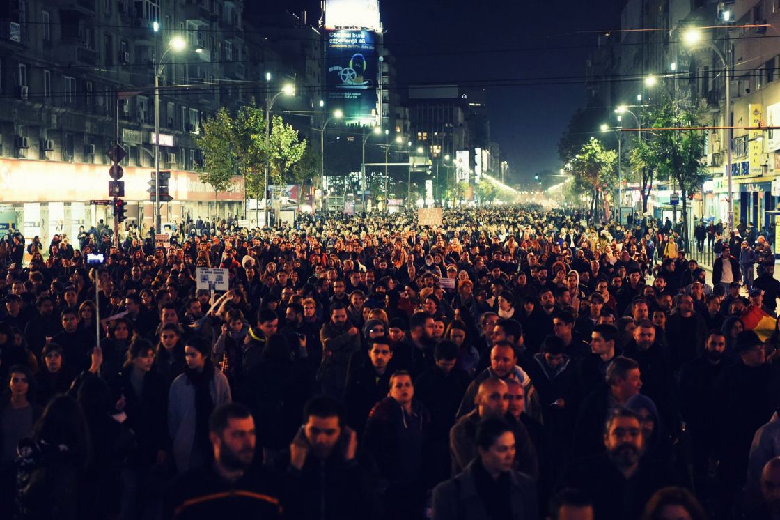 احتجاجات ضد «الاشتراكيين الديمقراطيين» في رومانيا