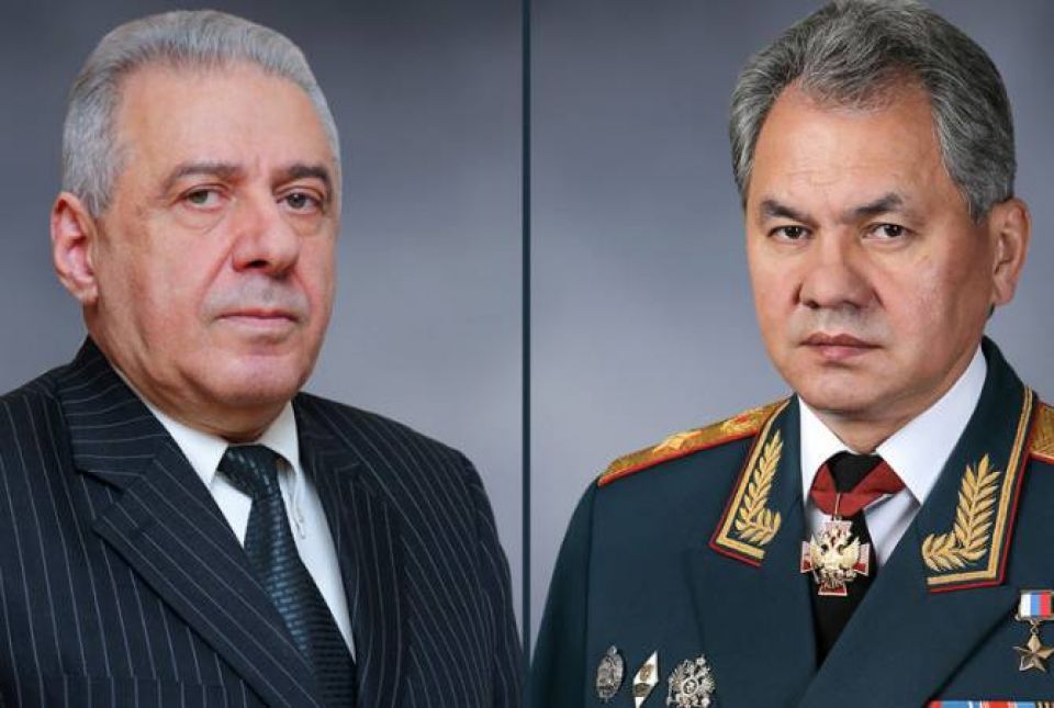 وزيرا الدفاع الروسي والأرمني يبحثان الأوضاع في قره باغ