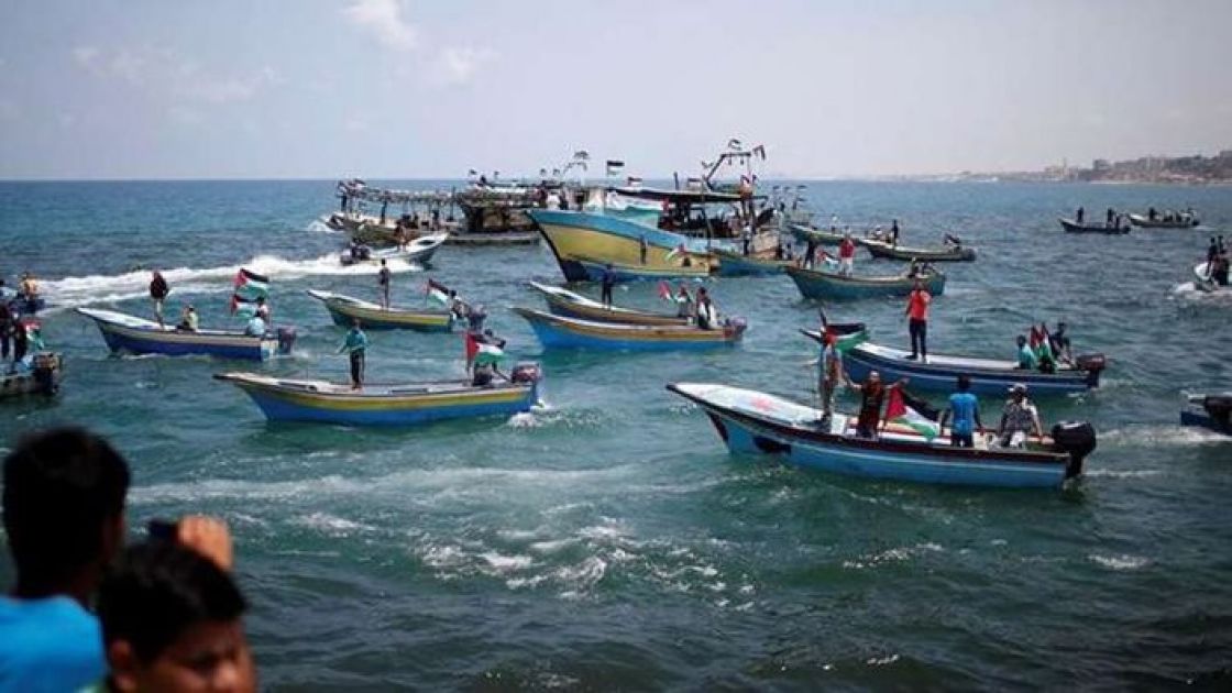 14 مصاب في «الحراك البحري» في غزة