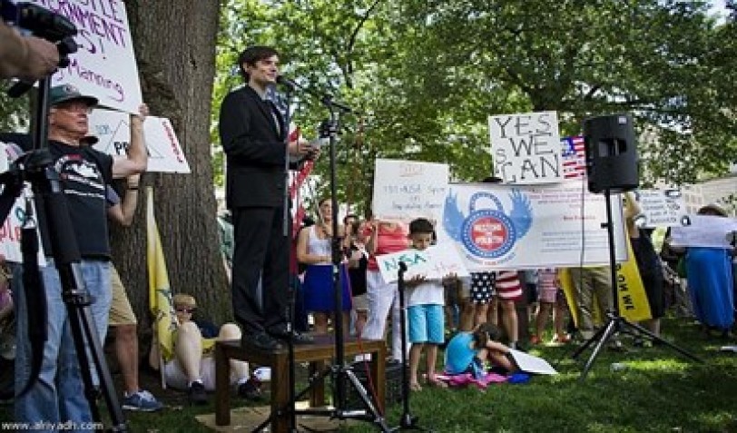 تظاهرة حاشدة في واشنطن ضد عمليات التجسس التي تمارسها الإدارة الأميركية