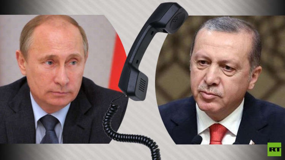 بوتين وأردوغان يبحثان الوضع في سورية
