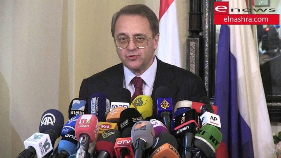 بوغدانوف: نأمل باستضافة مفاوضات التسوية السورية  في كانون الثاني على قاعدة جنيف1