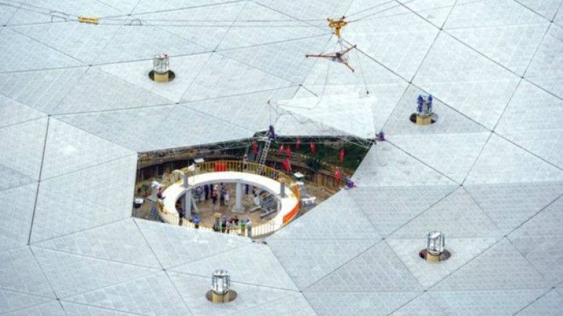 تليسكوب صيني بحجم 30 ملعب كرة قدم!