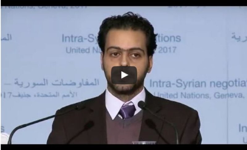 مؤتمر صحفي لوفد منصة موسكو للمعارضة السورية في جنيف 30/03/2017