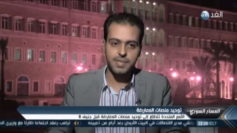 لقاء مهند دليقان عبر قناة الغد 31/07/2017
