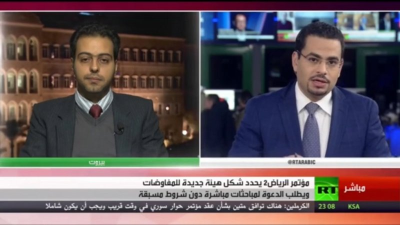 لقاء مهند دليقان على قناة روسيا اليوم 23/11/2017
