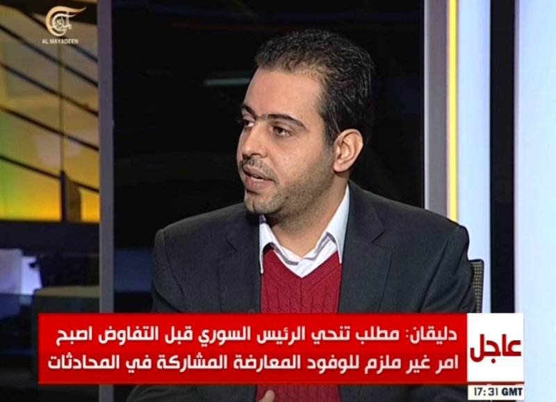 لقاء مهند دليقان على قناة الميادين 24/11/2017