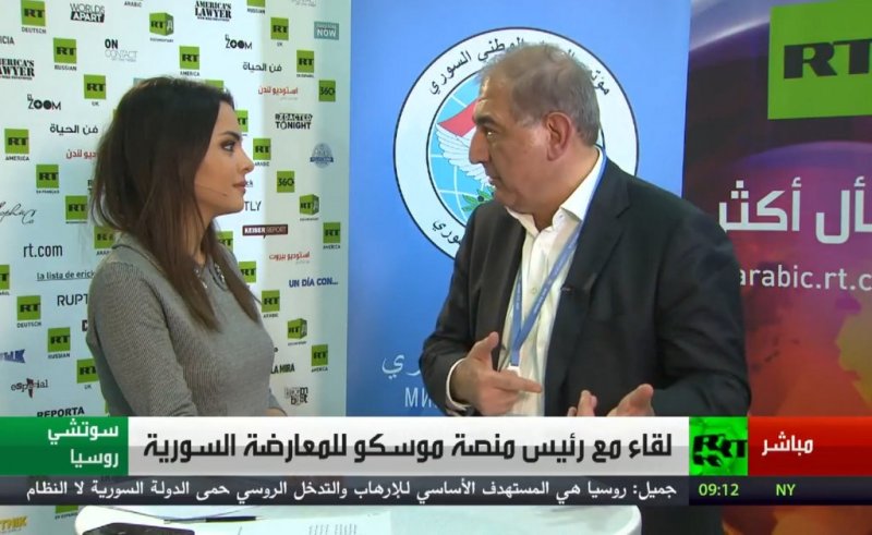 #سوتشي: لقاء رئيس منصة موسكو قدري جميل مع قناة روسيا اليوم 30/01/2018
