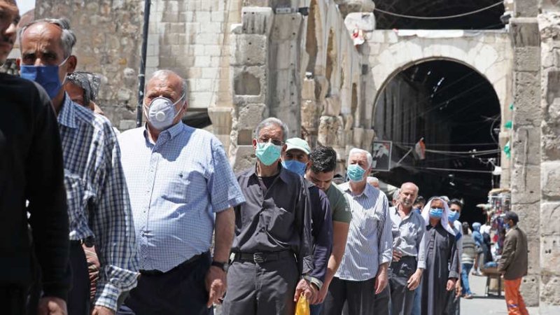 دراسة سوريّة تقدِّر انتشار كورونا في دمشق بنسبة 63,4%