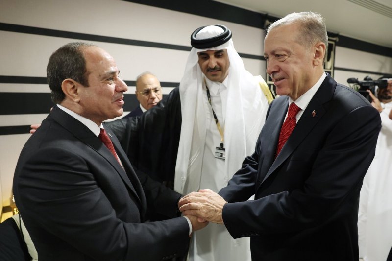 في معاني ودلالات المصافحة بين أردوغان والسيسي