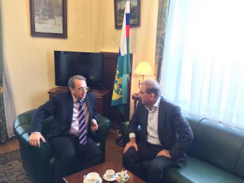 Bogdanov-Jamil meeting discusses latest developments and the importance of urgent resumption of the Constitutional Committee meetings