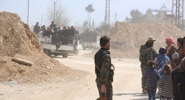 خروج 315 شخصاً من الغوطة الشرقية