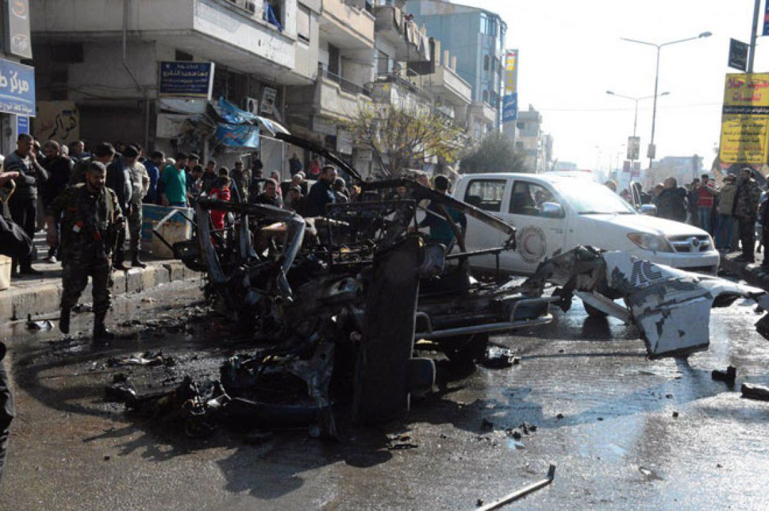 8 شهداء و 18 جريحاً جراء تفجير عبوة ناسفة في مدينة حمص